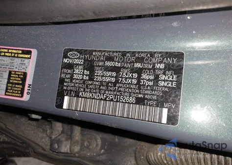 2023 Hyundai Ioniq 5 Sel z USA, uszkodzony, nr VIN KM8KNDAF2PU152686